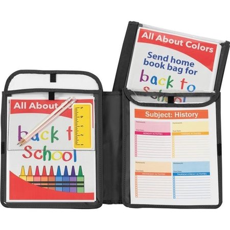 C-LINE PRODUCTS C-Line Products CLI33001 C-Line Homework Connector Folder - Black CLI33001